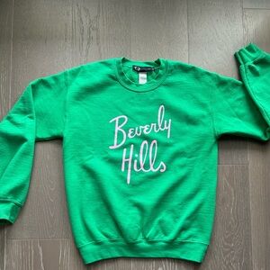 Kitson “Beverly Hills” crewneck sweatshirt.
